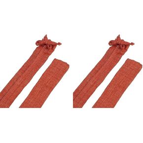 Aspen Creative 15013-12A, 4' Wheat Faux Silk Fabric Cord & Chain Cover, Easy to Install for Lighting Fixture, Cable Management, Lamp Wire Cover, Set of 2