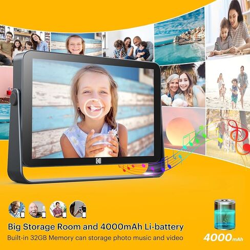 KODAK WiFi Digital Picture Frame 4000mAh Battery in Saudi Arabia