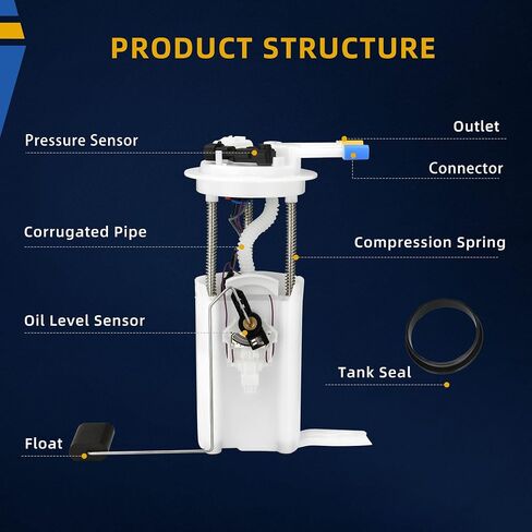 DWVO Fuel Pump Compatible with 1998-2005 Buick Lesabre/Park Avenue/Cadillac Deville/Seville, 2001-2003 Oldsmobile Aurora, 2001-2005 Pontiac Bonneville 3.5L 3.8L 4.0L 4.6L in Saudi Arabia
