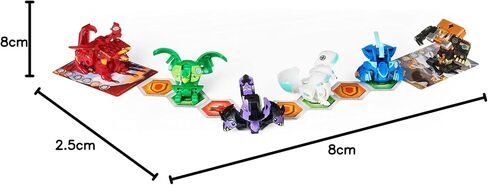 Bakugan, Armored Alliance UNbox & Brawl Pack with 6 Exclusive, for Kids Aged 6 and up, Amazon Exclusive in Saudi Arabia
