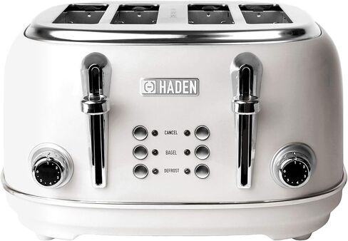 Haden Heritage 4 Slice Wide Slot Toaster with Heritage 12 Cup Programmable Home Coffee Maker for Kitchen, Home, and Small Appliances in Kuwait