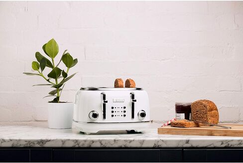 Haden Heritage 4 Slice Wide Slot Toaster with Heritage 12 Cup Programmable Home Coffee Maker for Kitchen, Home, and Small Appliances in Kuwait