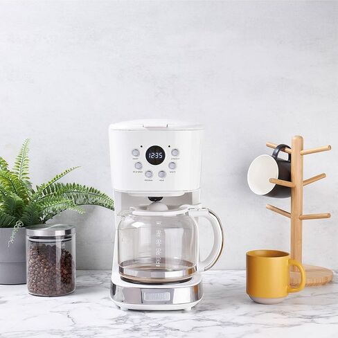 Haden Heritage 4 Slice Wide Slot Toaster with Heritage 12 Cup Programmable Home Coffee Maker for Kitchen, Home, and Small Appliances in Kuwait