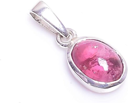 Natural Real Labradorite Crystals Bezel Oval Pendant Necklace, Polished Birthstone, Healing Cabochon Gemstone, Jewelry, 925 Sterling Silver Jewelry 18 inch in Saudi Arabia