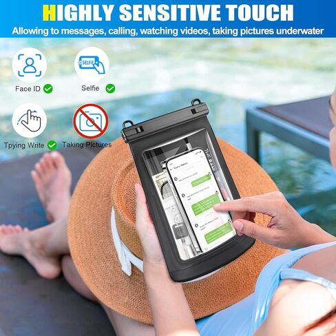 Large Waterproof Phone Pouch, Floating Dry Bag for iPhone 14/13/12/11 Pro Max, Galaxy S22/S21 - Large Capacity Waterproof Bag with Sunscreen & Glasses Storage - 【Oversize】Dry Bag for Water Activities in Saudi Arabia