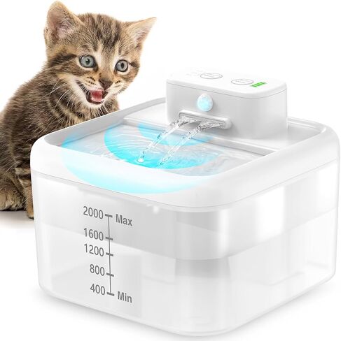 Cat Water Fountain Filter, 12 Pack Cat Fountain Filter Replacement Sponges Set for 68Oz Automatic Pet Fountain Cat Water Dispenser in Saudi Arabia