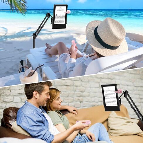 Kindle Page Turner, Remote Control Clicker Page Turner for Kindle Paperwhite Oasis Scribe iPad Tablet Kobo Kindle Accessories, Camera Remote Shutter Selfie Controller with Wrist Strap(Blue) in Saudi Arabia