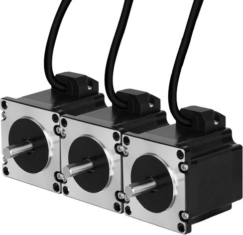 57 Nema 23 Stepper Motor Standard 2000steps/rev High Torque 3000mNm/424.83oz.in 100MM Bipolar 4.2A-3.78V 1.8 Deg 2 Phase 4 Lead for 3D Printer CNC Milling Engraving Machine, 2.25x2.25x3.94in in Saudi Arabia