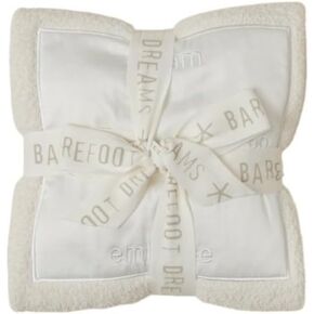 Barefoot Dreams، للجنسين، بطانية استقبال CozyChic® Satin Trim (للرضع)، وردي، للأطفال