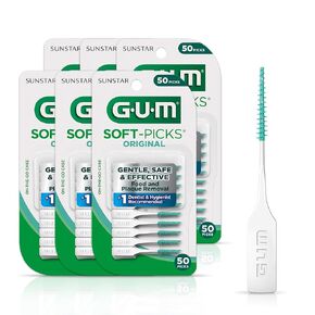 GUM-6323R Soft-Picks Original Dental Picks, 50 Count (Pack of 6)
