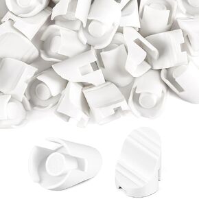 50 Pcs Entry Door Plugs for a Smooth Star Style Door, Doors Frame Plugs 5/16 x 3/8" Diameter Compatible with Therma-Tru Entry Doors Frame