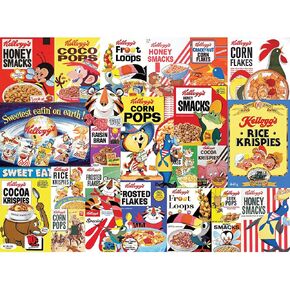 Lafayette Puzzle Factory Kellogg's 1000 PC Jigsaw Puzzles - Pop Tart Party, Multi-Colored