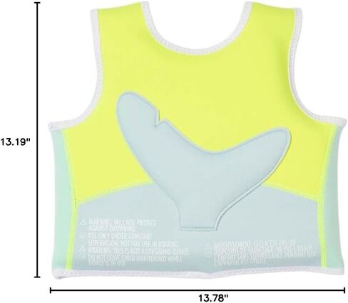 SUNNYLiFE Swim Vest - Designed for toddlers aged 1-2 or 24-33lbs. Constructed with neoprene plus a secure front zip and adjustable safety strap to develop water confidence in Kuwait