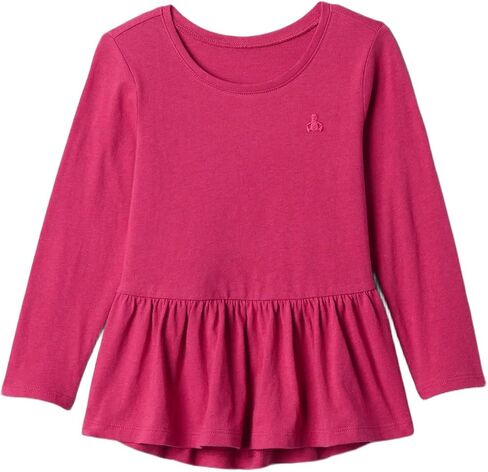 GAP Baby Girls' Long Sleeve Peplum Tee in Saudi Arabia