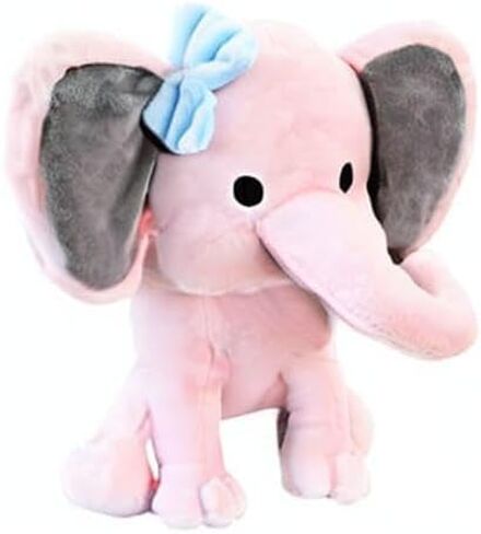 boqopod Stuffed Elephant Animal Plush Toys 9 Inch (Pink) in Kuwait