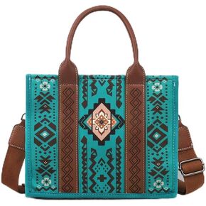 Women's Shoulder Bag with Matching Handbag and Detachable Strap - Versatile 3-in-1 Design