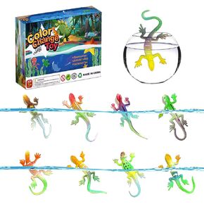 Ocean Animal Series -12pcs Temperature Color Change Bath Toys,Water Table Toys for Easter Egg Fillers,Goodie Bags Fillers,Themed Party,Classroom Rewards,Carnival Prize, for Kids 3+