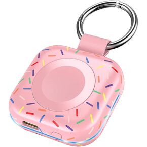 HUOTO Portable Wireless Travel Charger for Apple Watch Series,1200mAh Power Bank Fast Charging Magnetic Keychain Charger for Apple Watch Series Ultra 10 9 8 7 6 4 5 3 2 SE Ultra 2