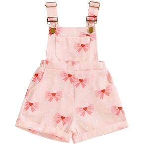 Toddler Baby Girl Romper Floral Print Clothes Outfits Sleeveless with Pocket Girls Summer One Piece Jumpsuits