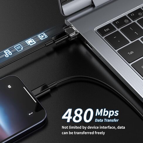 محول USB إلى USB C 6 حزم، محول شحن وبيانات USB A إلى C، متوافق مع Apple Watch/Ultra iWatch/iPhone 15 Pro Max Plus/Airpods/iPad 9 10 Air 5 Mini 6 (برتقالي) in Kuwait
