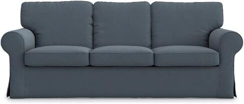 استبدال غطاء أريكة Ektorp 3 مقاعد لغطاء أريكة IKEA Ektorp 3 مقاعد، غطاء أريكة Ektorp، غطاء أريكة Ekrorp، غطاء أريكة Ektorp 3 مقاعد فقط (المحيط الداكن) in Kuwait
