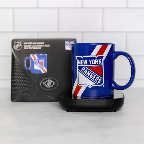 Uncanny Brands San Jose Sharks Logo Mug Warmer with Mug – Keeps Your Favorite Beverage Warm - Auto Shut On/Off in Saudi Arabia