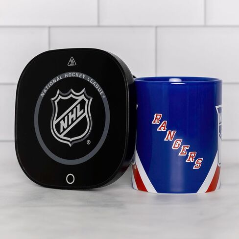 Uncanny Brands San Jose Sharks Logo Mug Warmer with Mug – Keeps Your Favorite Beverage Warm - Auto Shut On/Off in Saudi Arabia