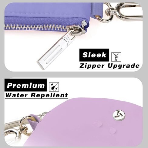 Dual Pouch Wristlet Wallets for Women, Mini Zip Around Wristlet Wallet, Double Pocket Wrist Wallet Portable Coin Purse Zipper, Gift for Women Mom Girl Friend Sister Her Wife Daughter Girlfriend in Kuwait