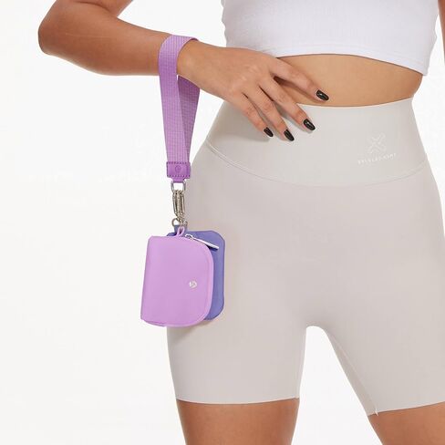 Dual Pouch Wristlet Wallets for Women, Mini Zip Around Wristlet Wallet, Double Pocket Wrist Wallet Portable Coin Purse Zipper, Gift for Women Mom Girl Friend Sister Her Wife Daughter Girlfriend in Kuwait