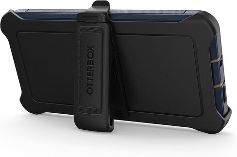 OtterBox Samsung Galaxy S24+ (فقط) - حافظة سلسلة Defender - جينز أزرق فاتح (أزرق) - بدون شاشة - متين ومتين - مع حماية للمنافذ - يتضمن مشبك الحافظة - حماية دفاعية ميكروبية in Saudi Arabia