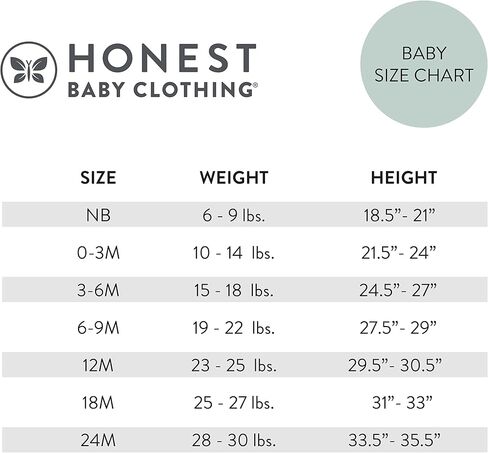 HonestBaby Multipack ملابس داخلية قصيرة الأكمام قطعة واحدة 100% قطن عضوي للأطفال الرضع الأولاد والبنات للجنسين، 3 عبوات من اللون المريمية، 6-9 أشهر in Saudi Arabia