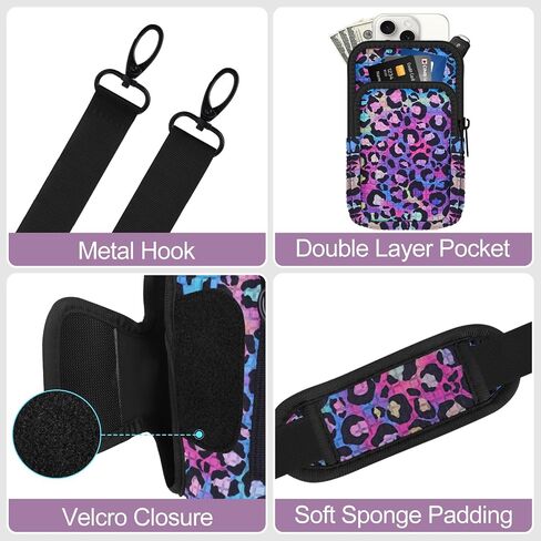 Watter Bottle Carrier Bag with Detachable Pocket Compatible with Stanley& Simple Morden 40oz Tumbler with Handle,Water Cup Holder with Adjustable Shoulder Strap& Carabiner for Stanley Cup Accessories in Saudi Arabia