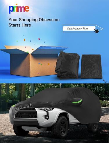 Proadsy 2024 Upgrade Car Cover for Honda Accord 2019-2024, Waterproof All Weather for Automobiles, Windproof Snowproof Rain Hail Sun UV Protection Full Outdoor Indoor Exterior Car Covers, Black in Saudi Arabia