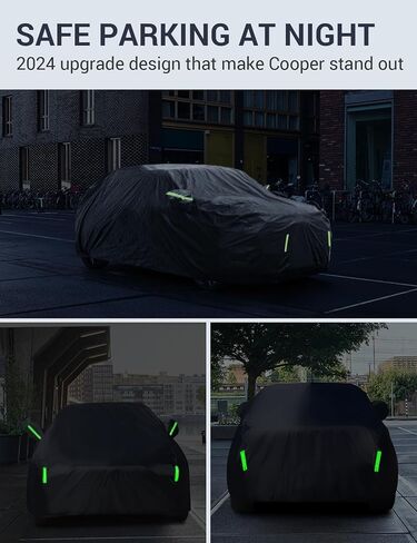 Proadsy 2024 Upgrade Car Cover for Honda Accord 2019-2024, Waterproof All Weather for Automobiles, Windproof Snowproof Rain Hail Sun UV Protection Full Outdoor Indoor Exterior Car Covers, Black in Saudi Arabia