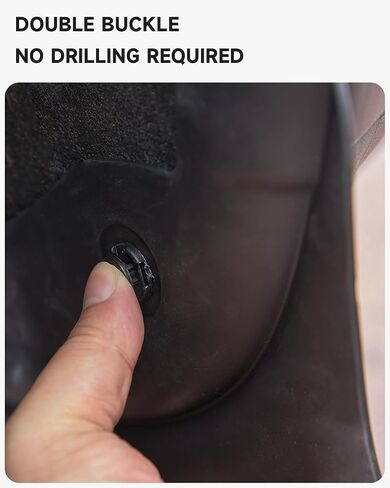DORENA 2024 Tesla Model 3 Highland Mud Flaps Splash Guards All Weather Protection No Drilling Upgrade TPE Material to Protect The Vehicle Body(Set of 4) in Saudi Arabia