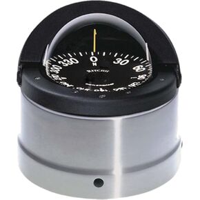 Ritchie Navigation Compass, Binnacle Mount, 4.5" Dial, Silv