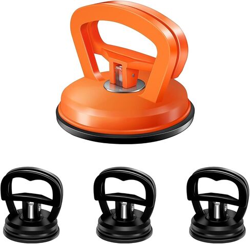 Dent Puller, 4 Pack Suction Cup Car Dent Puller Kit, Car Dent Removal Kit Dent Remover Tool and Dent Repair Kit for Car Body Dent, Glass, Screen, Tiles Lifting and Objects Moving in Saudi Arabia