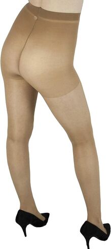 جوارب نسائية من L'eggs ذات طاقة شفافة مكونة من زوجين من الجوارب العلوية المعززة عند أصابع القدم in Kuwait