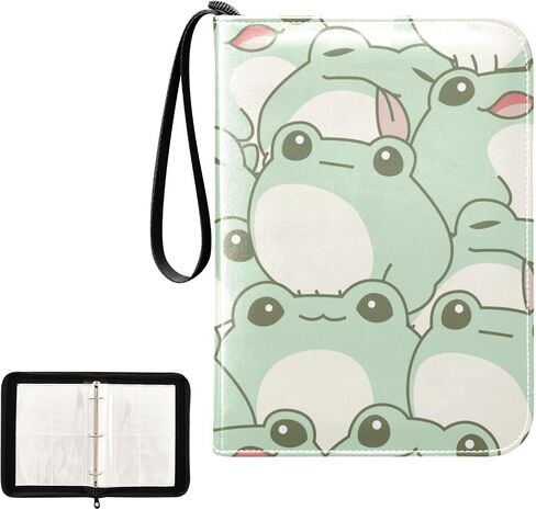 SDMKA Cute Unicorns Pink Card Binder 4-Pocket, 400 Pockets Trading Cards Holder Games Card Albums Storage Organizer Case for Football, Baseball Cards in Saudi Arabia