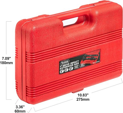 Toolwiz 3/4" Drive Impact Extension Bar 4", 6", 10" (3 Piece) Cr-Mo Steel, Expand the Range of Impact Drivers, Organized in PVC Box - Black 3/4 Drive Impact Socket Set 3/4 drive socket set in Saudi Arabia