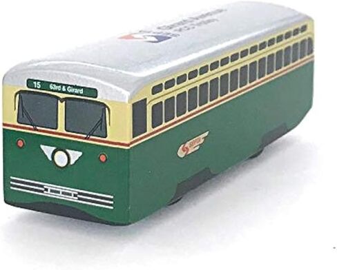 Munipals Septa Wooden Railway Market-Frankford Line M4 Rapid Transit Car Child Safe and Tested Wood Toy Train in Kuwait
