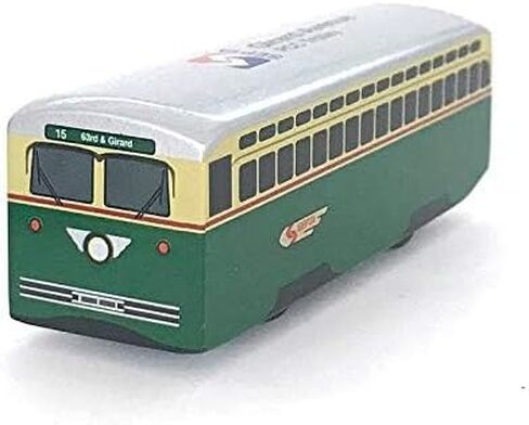 Munipals Septa Wooden Railway Market-Frankford Line M4 Rapid Transit Car Child Safe and Tested Wood Toy Train in Kuwait