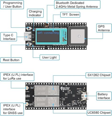 ESP32 S3 SX1262 وحدة عصا لاسلكية WiFi BLE LoRa V3 لوحة تطوير مع شاشة OLED 0.49 بوصة 863 ~ 928 ميجا هرتز بلوتوث 64 متر بت متوافقة مع Arduino in Saudi Arabia