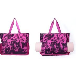 FATOLXX Yoga Mat Tote Pilates Bag - Waterproof Yoga Gym Bags and Carriers Fits Your All Stuff with Wet Pocket Zipper Yoga Mat Holder