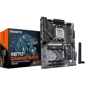 GIGABYTE X670 Gaming X AX V2 (AM5/ LGA 1718/ AMD/ X670/ ATX/ 5-Year Warranty/ DDR5/ PCIe 4.0 M.2/ PCIe 5.0/ USB 3.2 Gen1x2 Type-C/Wi-Fi 6E/ 2.5GbE LAN/Q-Flash Plus/PCIe EZ-Latch/Motherboard)