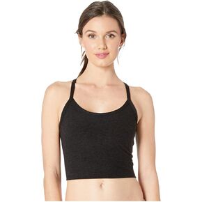 Beyond Yoga Women's Spacedye Slim Racerback Cropped Tank Top Coral Glow Heather Medium