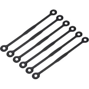 6 Pack Tennis Dampener - Shock Absorber, Silicone Racquet String Damping, Apply to Tennis Racket (12cm, Purple)