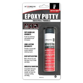 Starbond 2 oz. Black Epoxy Putty Stick— General Purpose for Woodworking, Automotive, Home Repair, Plumbing, DIY, and Modeling