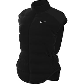 Nike Therma-FIT Swift Women's Synthetic Fill Loose Fit Running Vest, BLACK, LARGE