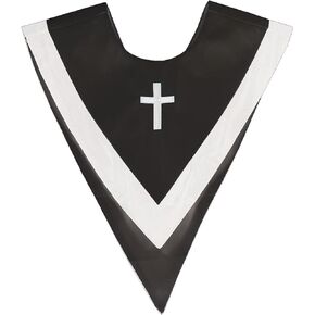 ياقة جوقة على شكل حرف V للجنسين من BLESSUME مع صليب in Kuwait